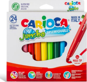 CARIOCA Μαρκαδόροι  24 Χρώματα Jumbo