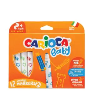 Μαρκαδόροι Carioca Baby 2+ 12ΤΜΧ