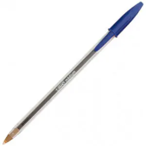 BIC ΣΤΥΛΟ BALLPOINT 1.0MM ΜΕ ΜΠΛΕ MΕΛΑΝΙ CRISTAL ORIGINAL