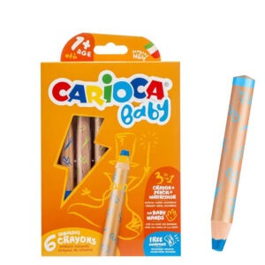Ξυλομπογιές Carioca Baby 6 Fabulous crayons