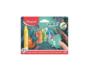 Κηρομπογιές Maped Jungle Fever Wax Jumbo (12 Τεμάχια)