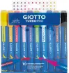 Giotto Μαρκαδόροι Turbo Pro 10Τμχ