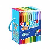 60 Μαρκαδόροι Superwashable λεπτοί σε Θήκη (30χρώματα) - Carioca Joy