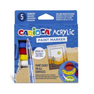 CARIOCA ΑΚΡΥΛΙΚΟΙ ΜΑΡΚΑΔΟΡΟΙ 5 ΧΡΩΜΑΤΩΝ